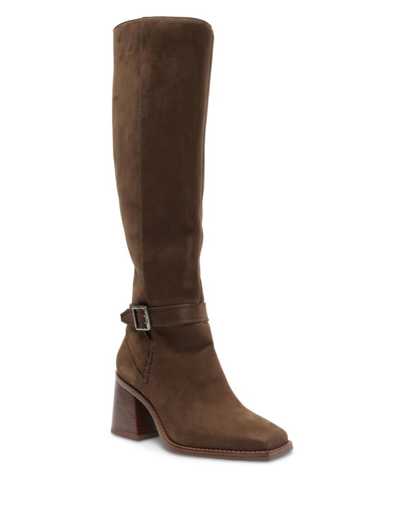 Vince Camuto Seshlyan Extra Siroke Topanky-Calf Vysoke Cizmy Damske Biele | RYGS-18026