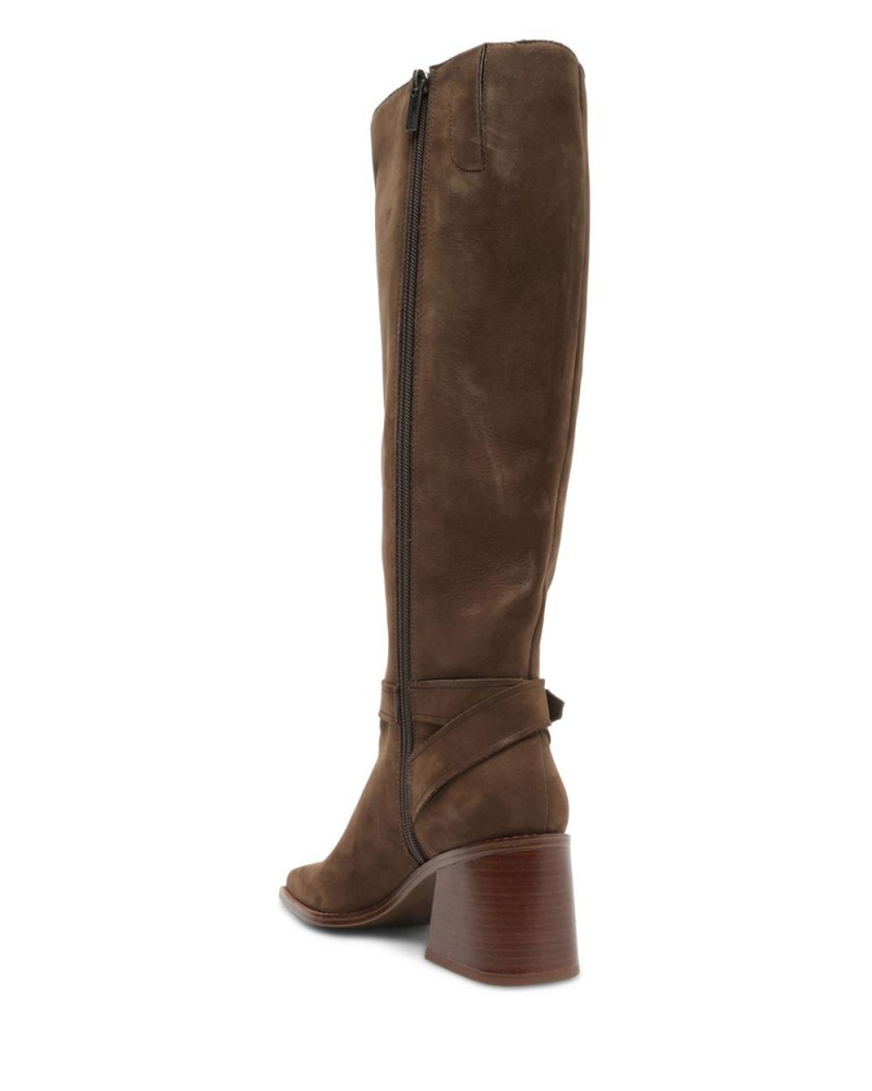 Vince Camuto Seshlyan Extra Siroke Topanky-Calf Vysoke Cizmy Damske Biele | RYGS-18026