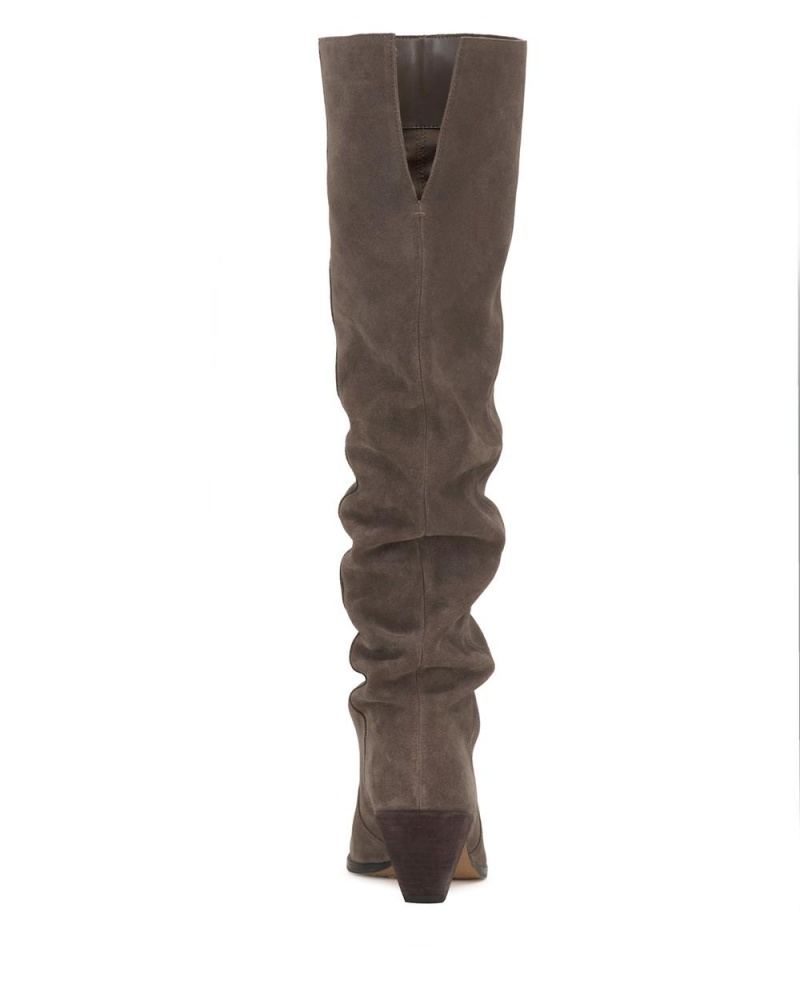 Vince Camuto Sewinny Over-The-Knee Boots Damske Hnede | NVUS-78062