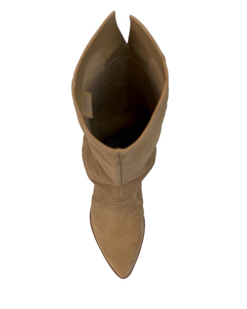 Vince Camuto Sewinny Over-The-Knee Boots Damske New Tortilla Suede | BKQZ-91836