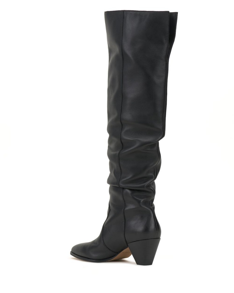 Vince Camuto Sewinny Siroke Topanky-Calf Over-The-Knee Boots Damske Čierne | ISCX-29851