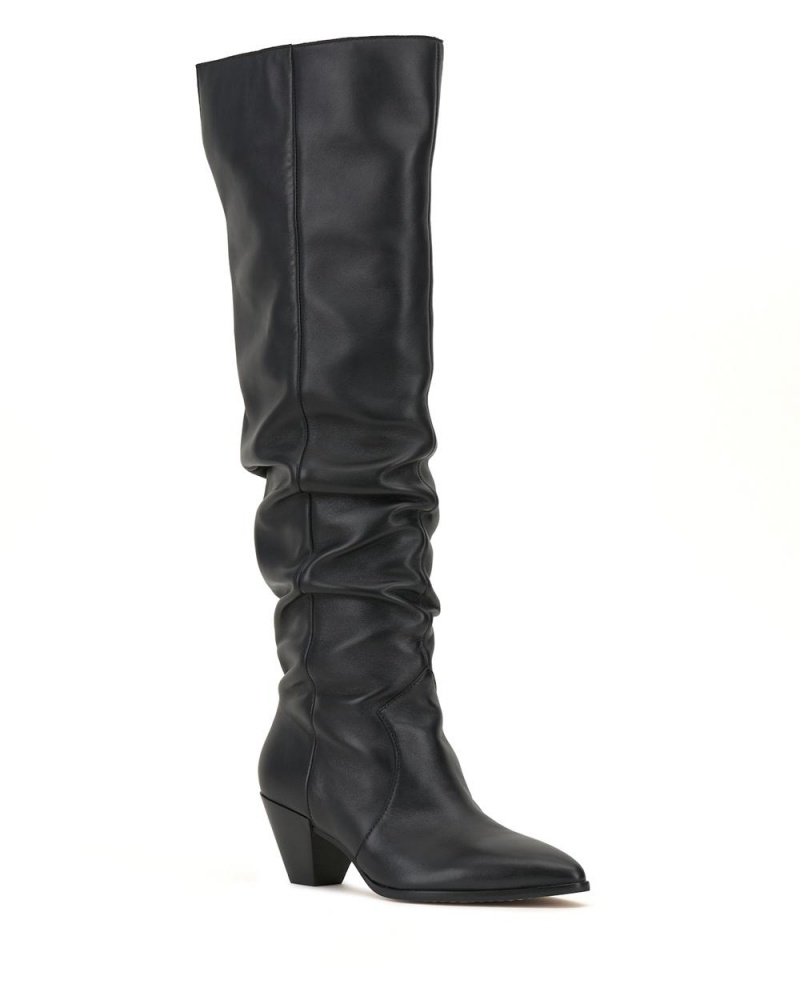 Vince Camuto Sewinny Siroke Topanky-Calf Over-The-Knee Boots Damske Čierne | ISCX-29851