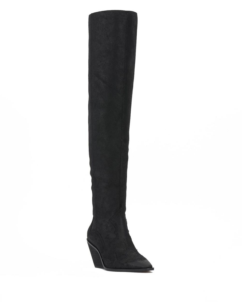 Vince Camuto Shaharla Over-The-Knee Boots Damske Čierne | QLHX-43765