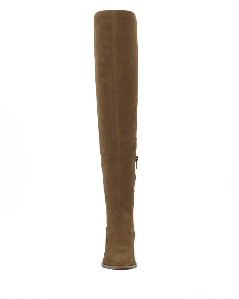Vince Camuto Shaharla Siroke Topanky-Calf Over-The-Knee Boots Damske Hnede | HQAS-52634