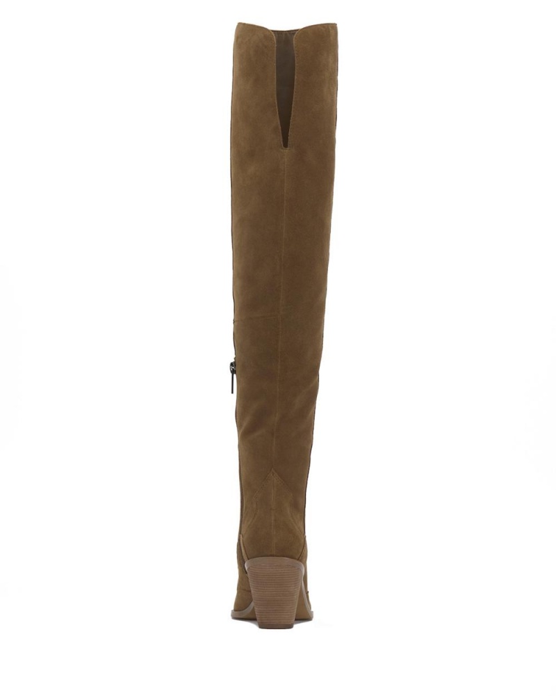 Vince Camuto Shaharla Siroke Topanky-Calf Over-The-Knee Boots Damske Hnede | HQAS-52634