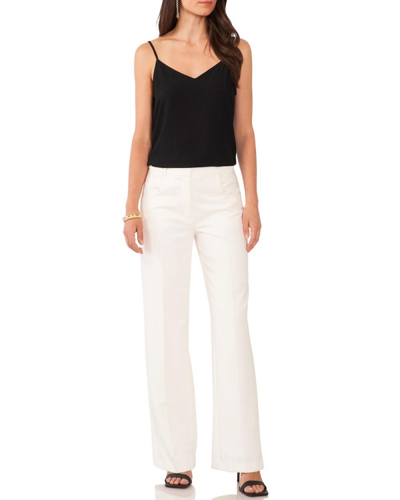 Vince Camuto Siroke Topanky-Leg Nohavice Damske Biele | NAOD-53726