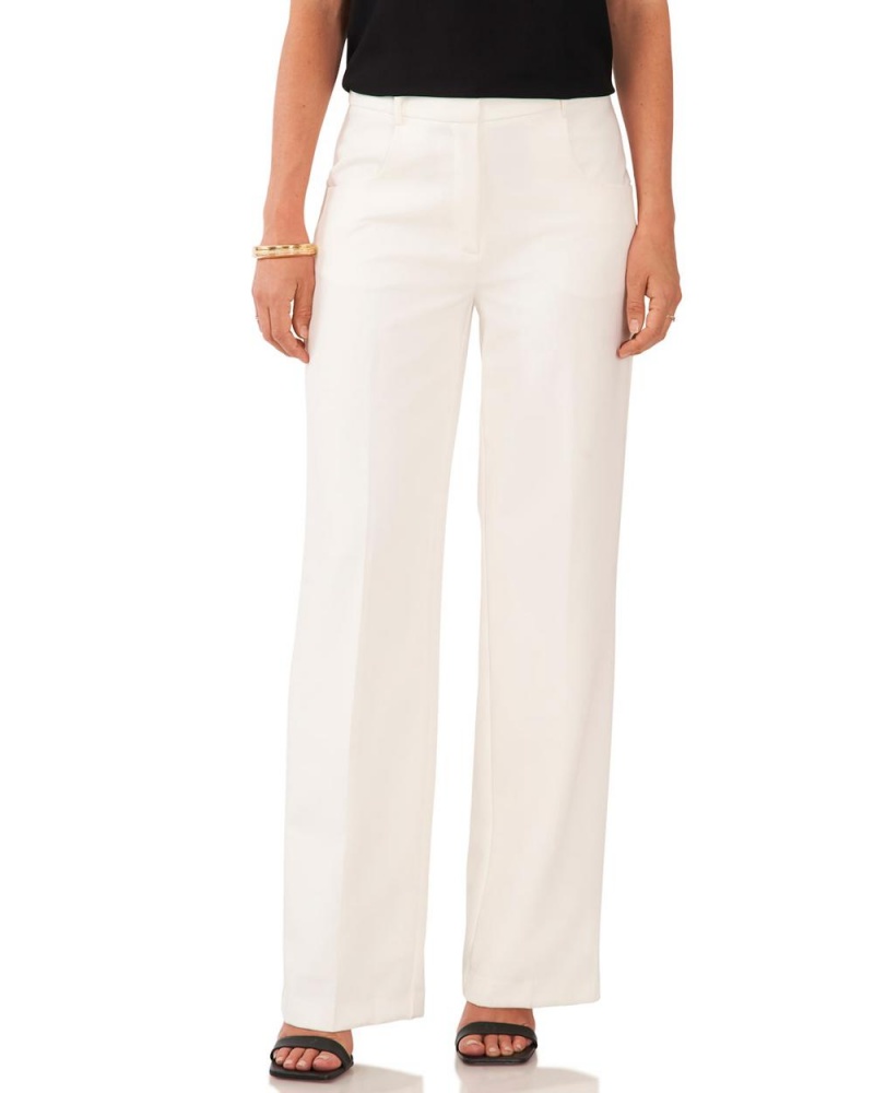 Vince Camuto Siroke Topanky-Leg Nohavice Damske Biele | NAOD-53726