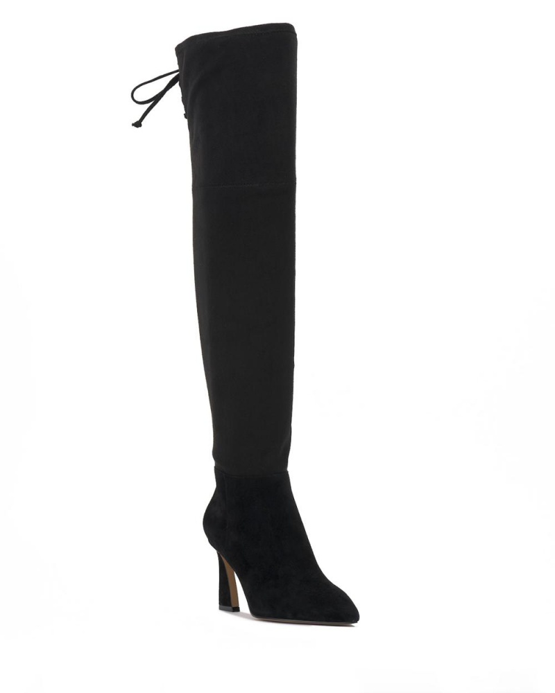 Vince Camuto Taplana Siroke Topanky-Calf Over-The-Knee Boots Damske Čierne | UKFO-94207