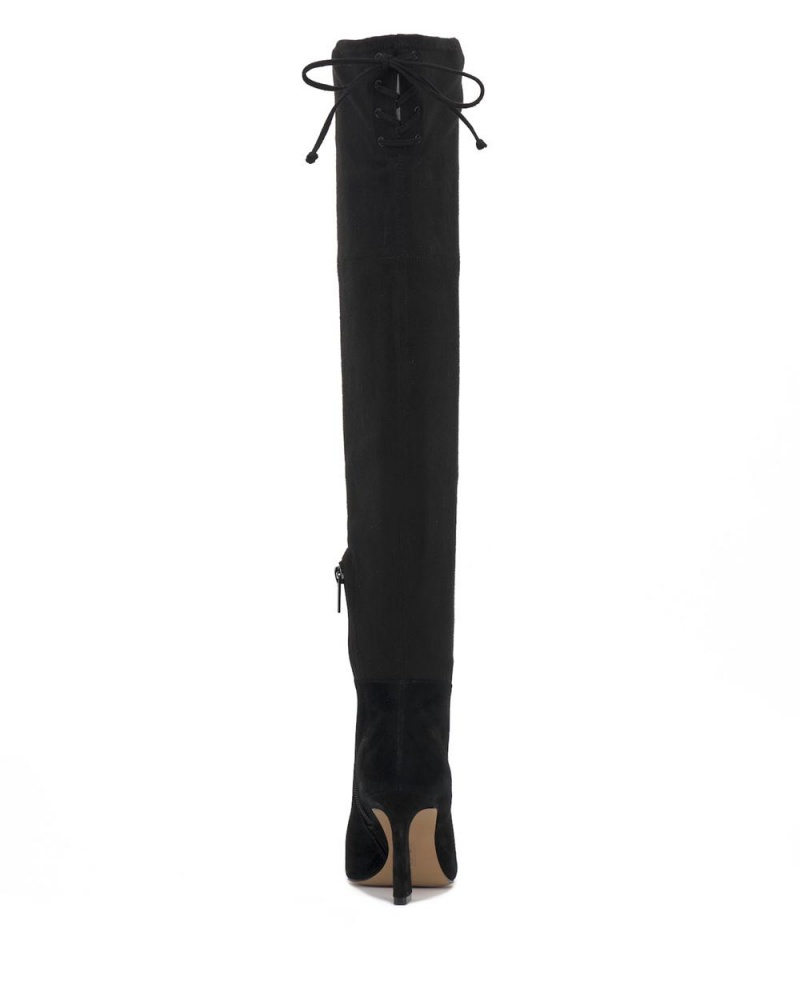 Vince Camuto Taplana Siroke Topanky-Calf Over-The-Knee Boots Damske Čierne | UKFO-94207