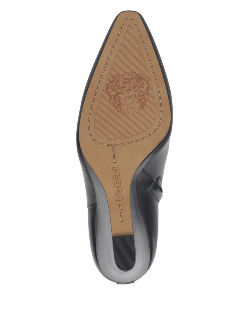 Vince Camuto Teeray Wedge Kotnikove Topanky Damske Čierne | AING-80725