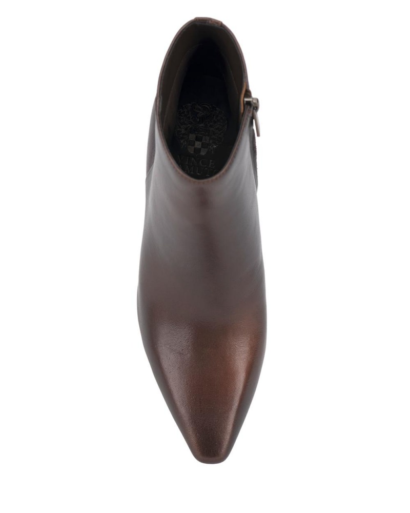 Vince Camuto Teeray Wedge Kotnikove Topanky Damske Hnede Tmavo Meď | GQVW-23857