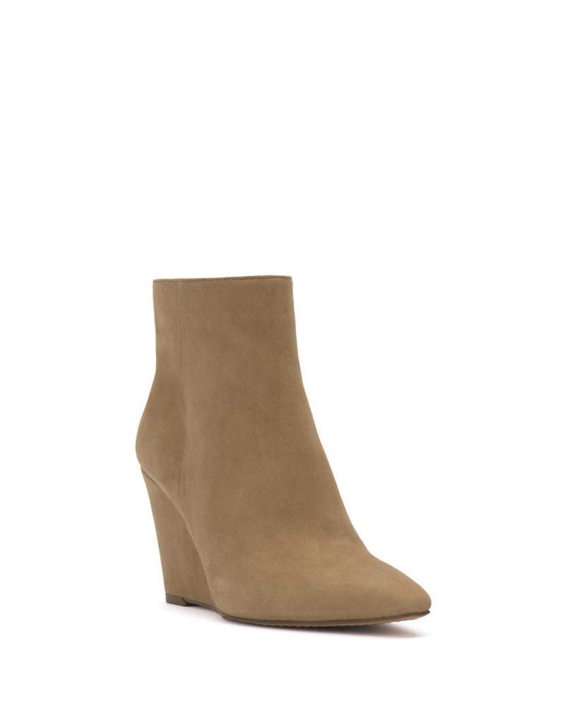 Vince Camuto Teeray Wedge Kotnikove Topanky Damske Hnede | FZDR-02956