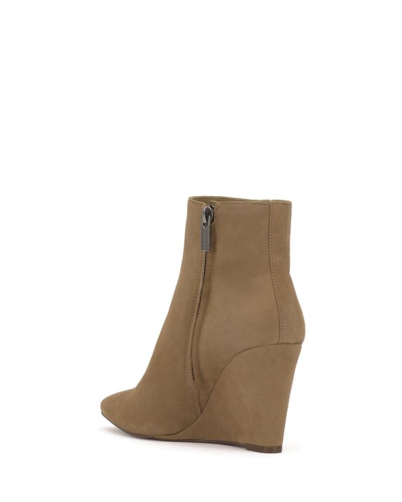 Vince Camuto Teeray Wedge Kotnikove Topanky Damske Hnede | FZDR-02956