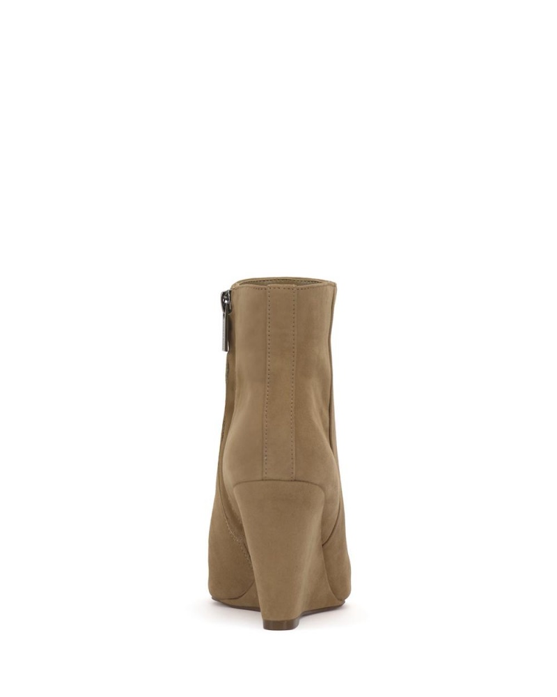 Vince Camuto Teeray Wedge Kotnikove Topanky Damske Hnede | FZDR-02956