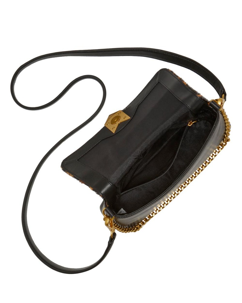 Vince Camuto Theon Flap Crossbody Kabelka Damske Leopardie | ZNWO-53271