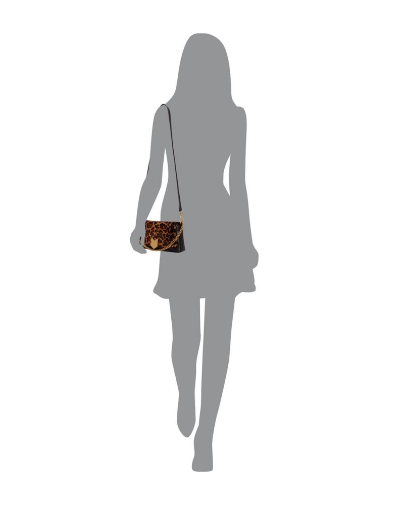 Vince Camuto Theon Flap Crossbody Kabelka Damske Leopardie | ZNWO-53271