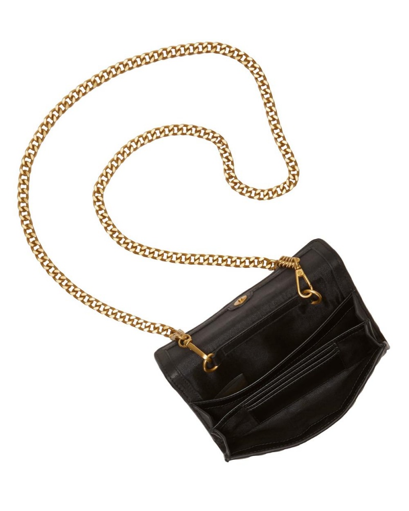 Vince Camuto Theon Wallet On A Chain Kabelka Damske Čierne | IEOC-21786