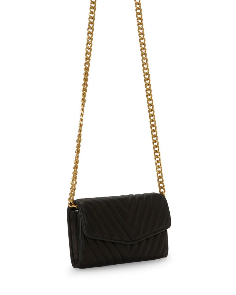 Vince Camuto Theon Wallet On A Chain Kabelka Damske Čierne | IEOC-21786