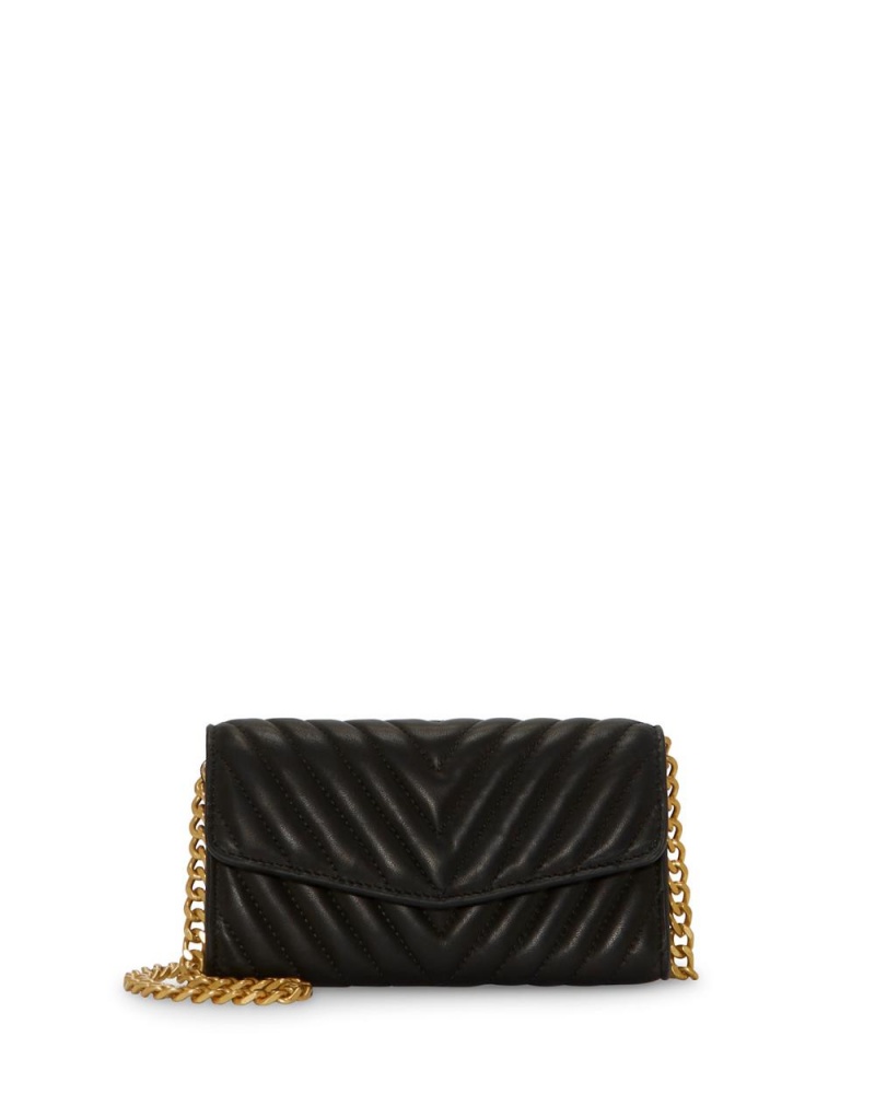 Vince Camuto Theon Wallet On A Chain Kabelka Damske Čierne | IEOC-21786