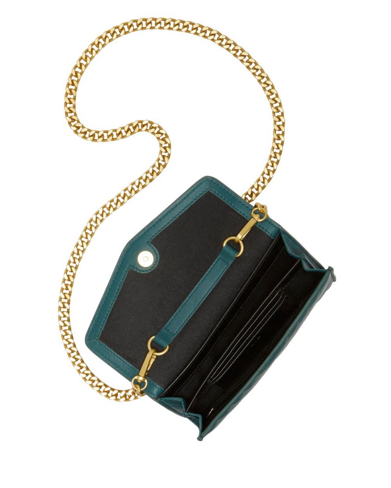 Vince Camuto Theon Wallet On A Chain Kabelka Damske Zelene | IXVD-32048