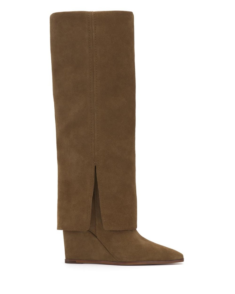 Vince Camuto Tibani Čižmy Na Kline Damske Hnede | HXRY-73510