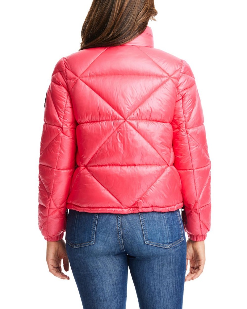Vince Camuto Triangle Prešívané Puffer Bundy Damske Ruzove | IMUN-90367