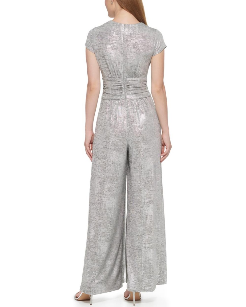 Vince Camuto Twist-Pásom Siroke Topanky-Leg Kombineza Damske Strieborne | UHEJ-03894