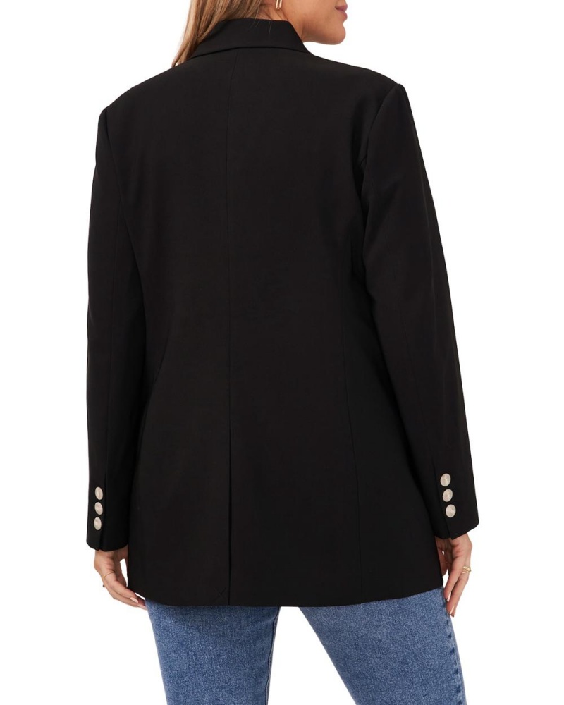 Vince Camuto Two-Button Notch-Lapel (Plus Size) Blejzer Damske Čierne | HOAC-95681