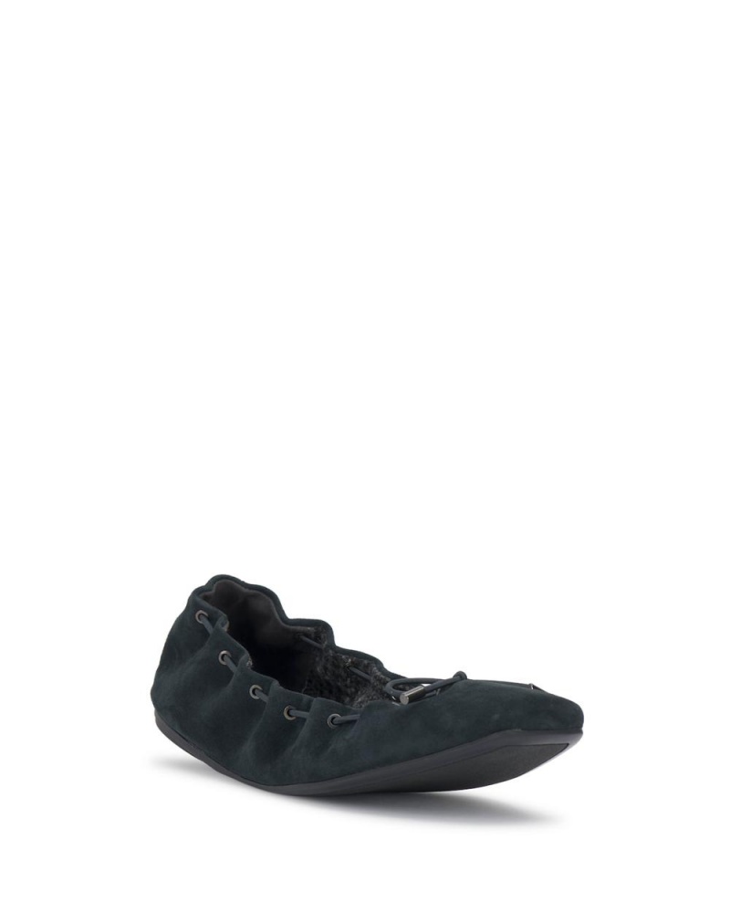 Vince Camuto Valarrae Obuv pre Ploche Nohy Damske Evergreen Suede | ZDQK-06138