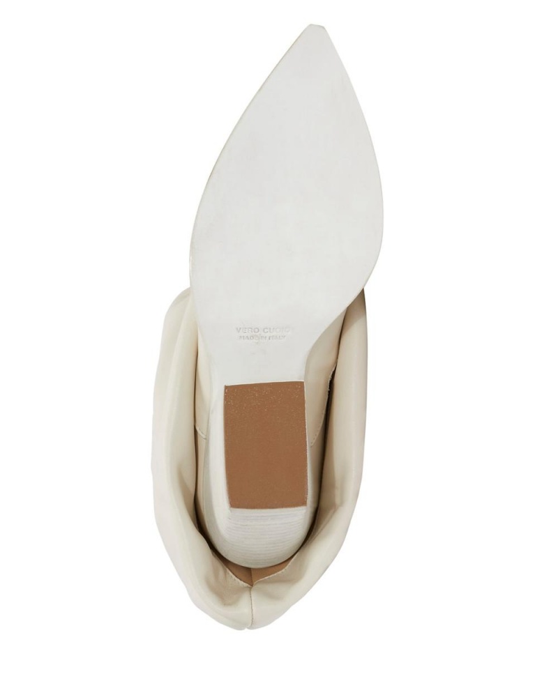 Vince Camuto Violete Siroke Topanky-Calf Čižmy Nad Kolená Damske Biele | JERV-59487