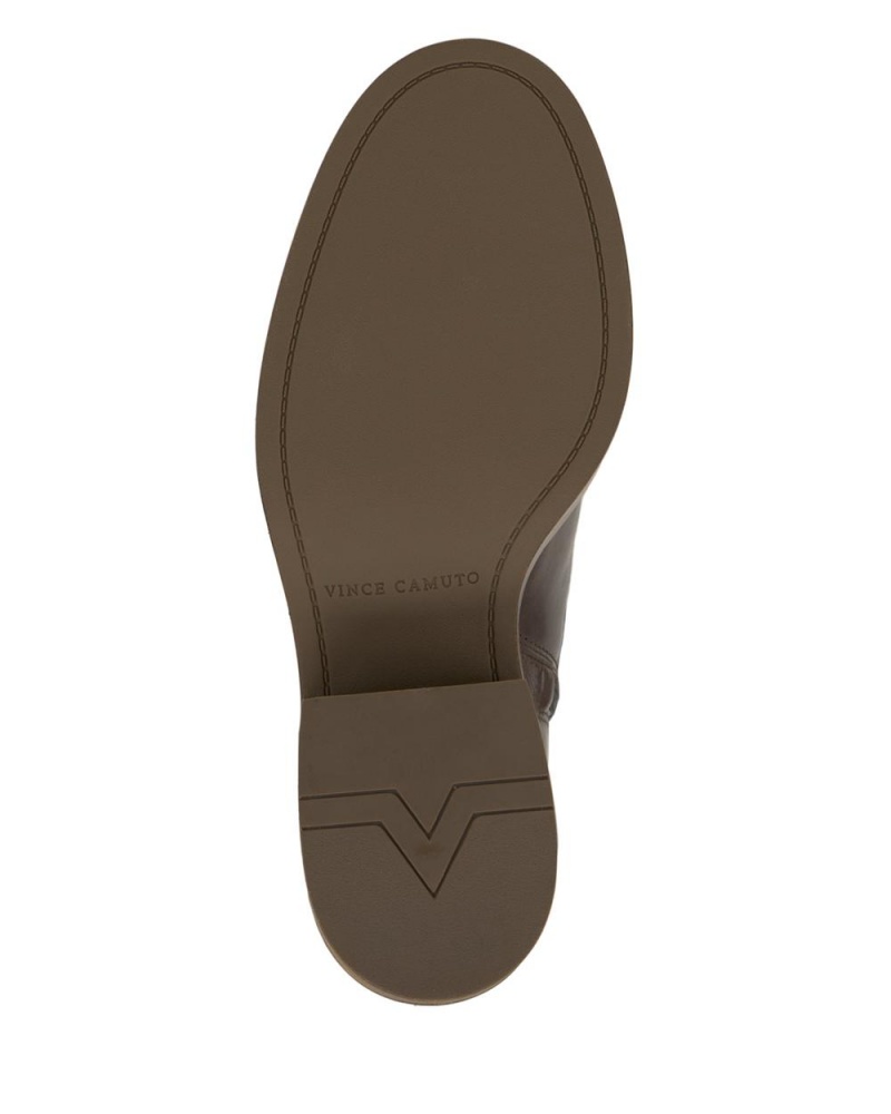 Vince Camuto Vuliann Extra Siroke Topanky-Calf Vysoke Cizmy Damske Hnede | ZIQG-97548