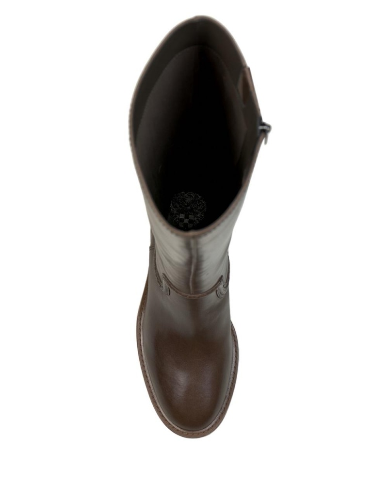 Vince Camuto Vuliann Extra Siroke Topanky-Calf Vysoke Cizmy Damske Hnede | ZIQG-97548