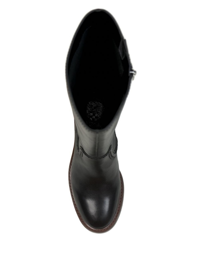 Vince Camuto Vuliann Siroke Topanky-Calf Vysoke Cizmy Damske Čierne | OHUV-74856