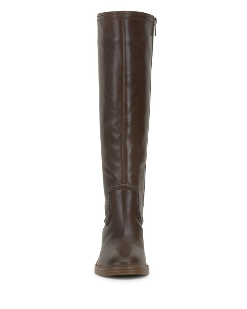 Vince Camuto Vuliann Siroke Topanky-Calf Vysoke Cizmy Damske Hnede | PTNW-72058