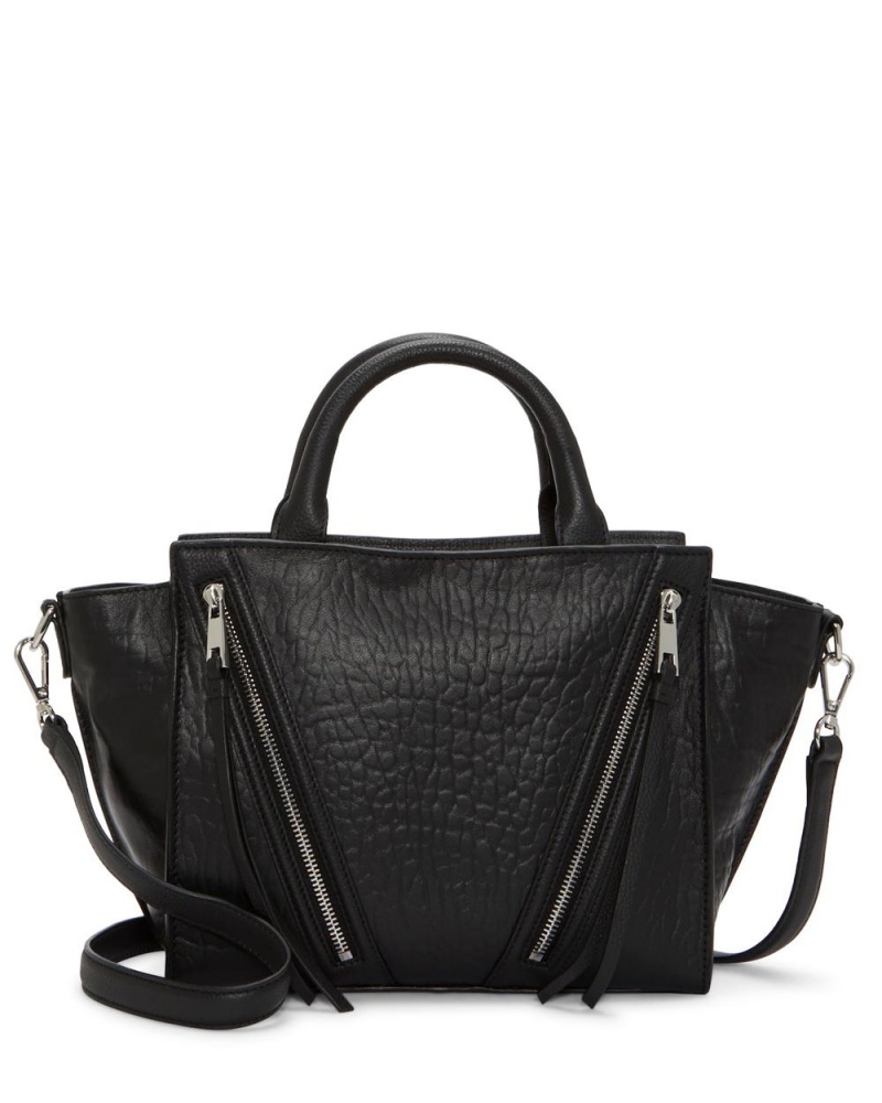 Vince Camuto Wayhn Satchel Kabelka Damske Čierne | CJKT-86213