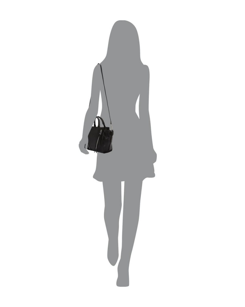Vince Camuto Wayhn Satchel Kabelka Damske Čierne | CJKT-86213
