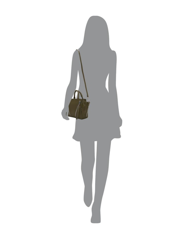 Vince Camuto Wayhn Satchel Kabelka Damske Zelene | JUPF-08426