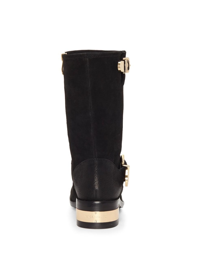 Vince Camuto Winchell Moto Kozene Cizmy Damske Čierne | AXUJ-64821