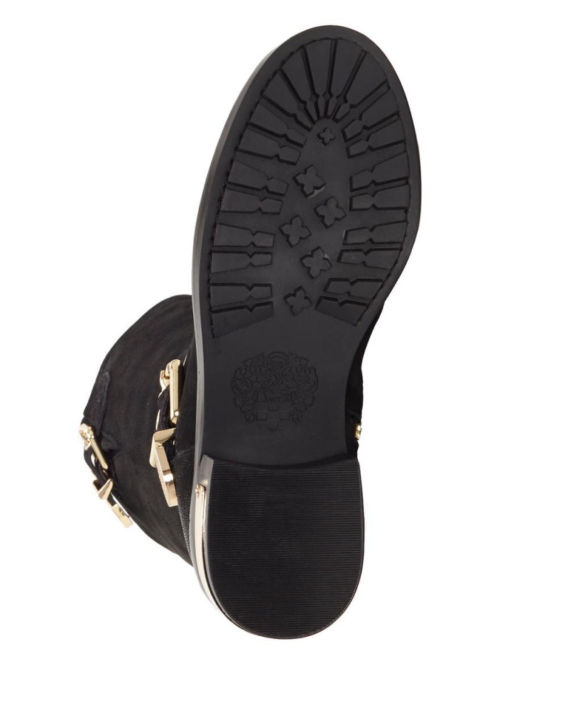 Vince Camuto Winchell Moto Kozene Cizmy Damske Čierne | AXUJ-64821